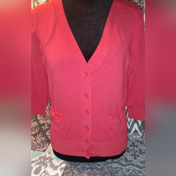 Annabella Sweaters - Annabella Coral Cardigan